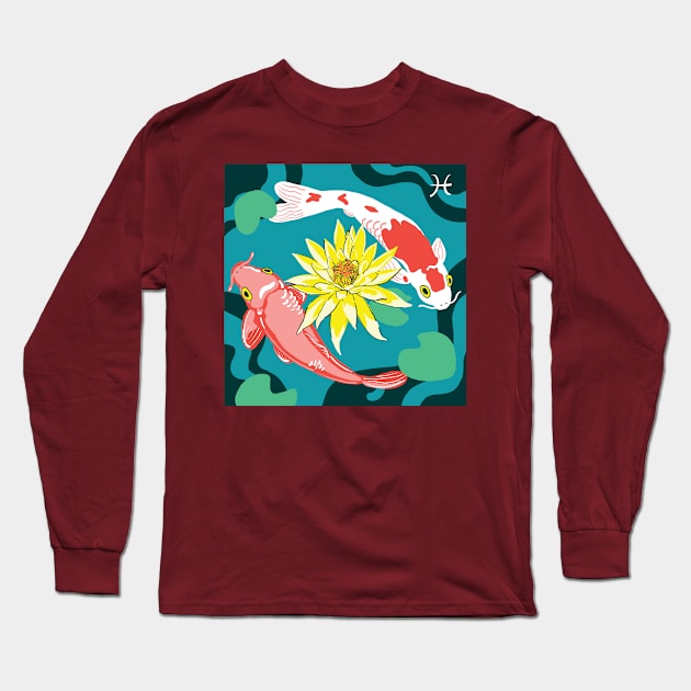 Pisces Long Sleeve T-Shirt by Les Gentils